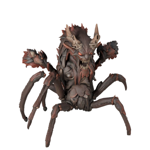 3D модель гигантского паука для Blender - PBR ресурс с текстурами
