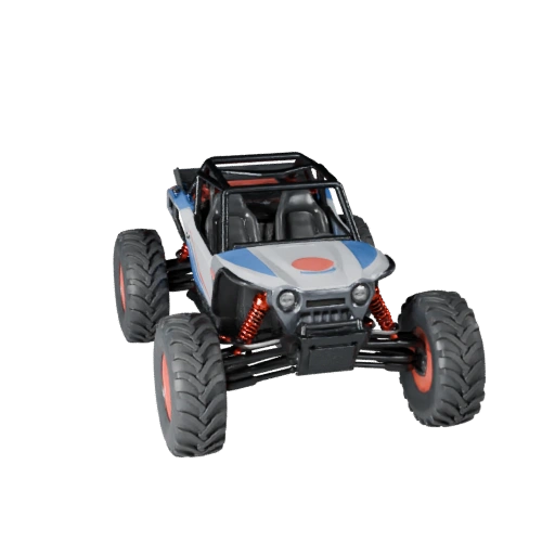 Off Road Buggy 3D Model for Blender & Games - PBR Asset