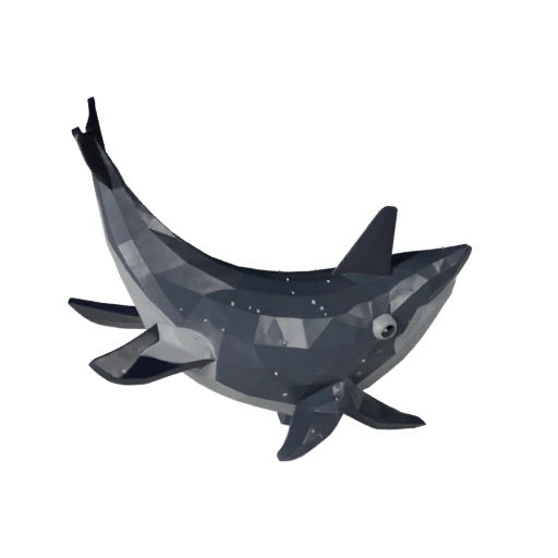 Low Poly Killer Whale 3D Model - Unity Game Asset with FBX