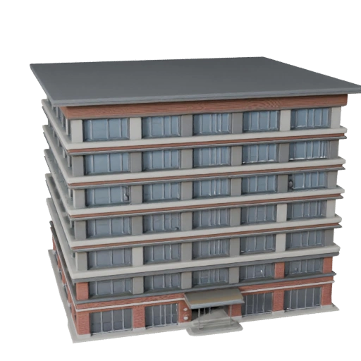 High Poly Eco House 3D Model for Archviz for Architecture