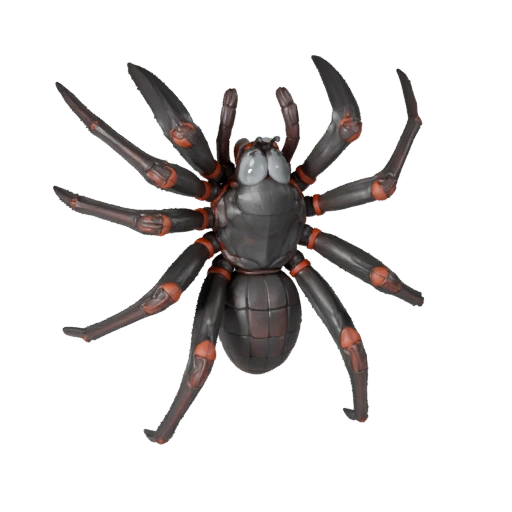 Modelo 3D Realista de Viúva Negra - Asset PBR Rigged para Jogos