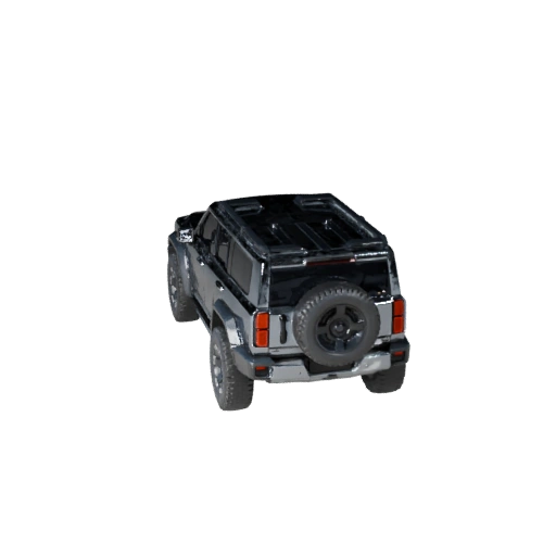 Modelo 3D de SUV Futurista para Blender e Jogos - Asset PBR