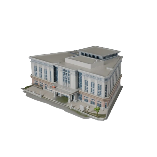 3D модель торгового центра для Blender - Рендер-ресурс для Архвиза