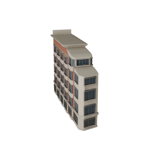 Modello 3D di Facciata Ornata - Asset Realistico Archviz per Architettura