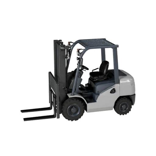Forklift 3D Model for Unity - Low Poly Game Asset Pro