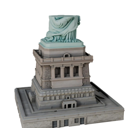 Modello 3D Statua della Libertà per Unity - Asset Realtime per Giochi