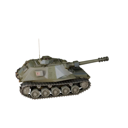 Low Poly Self Propelled Howitzer 3D Model for Unity