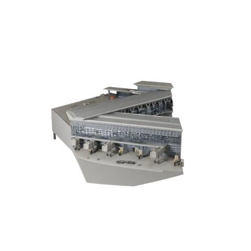 Airport Terminal 3D Model - Realistic Archviz Asset