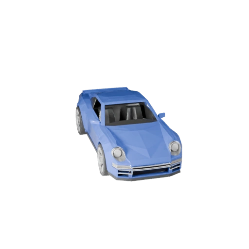 Low Poly Concept Car 3D Model for Unity & Unreal Games (Legacy)
