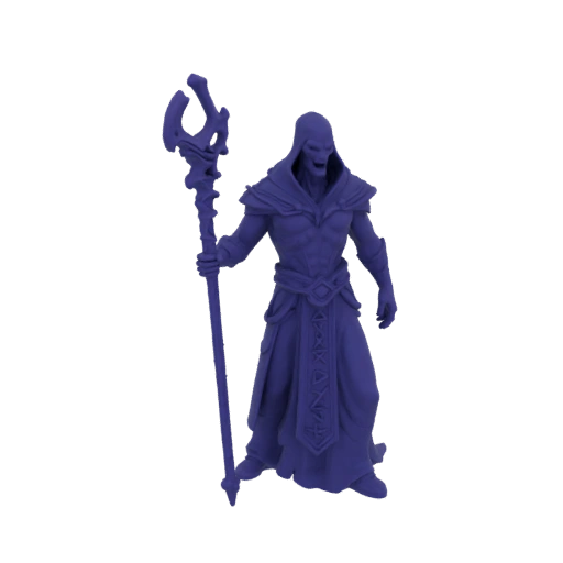 Miniatura STL de Lích Nigromante Anciano de Fantasía Oscura