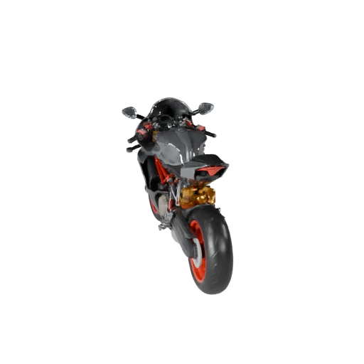 Ducati Inspired Sport Motorcycle 3D Model for Blender -