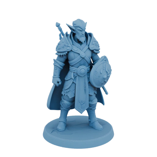 Fantasy Elf Archer Miniature STL - Defensive