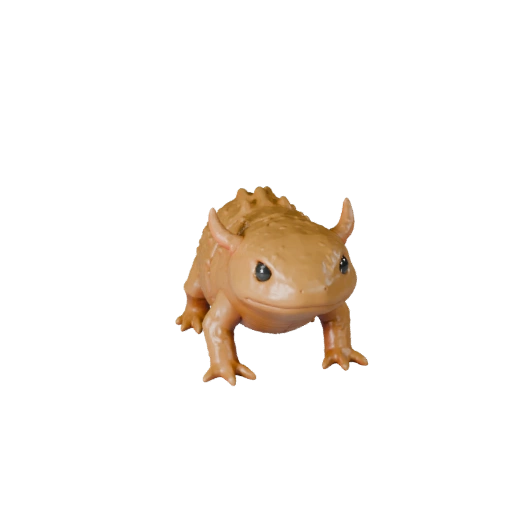High Poly Axolotl 3D Model - Detailed STL Asset for Printing