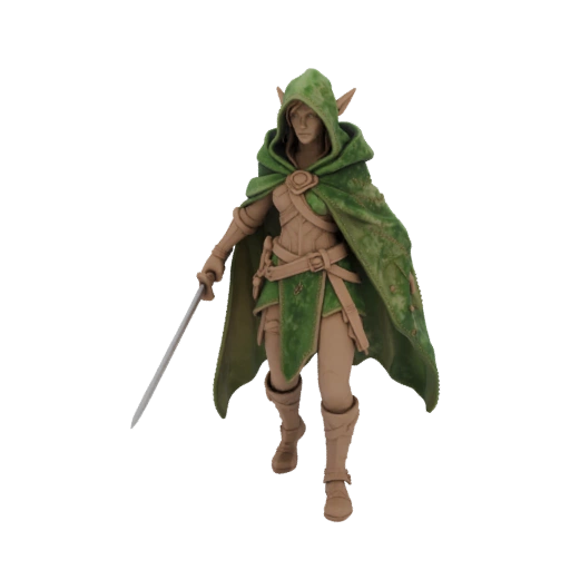 Fantasy Elfe Schurke Miniatur STL - Erkundung