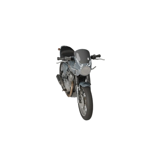 Vintage Motorcycle 3D Model for Blender & Games - PBR