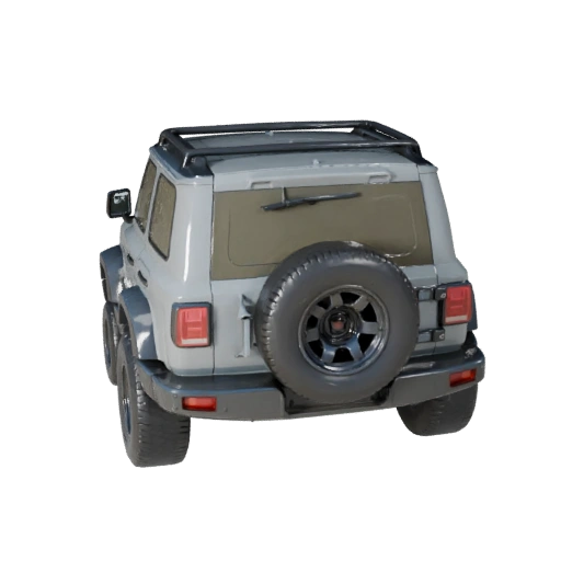 Modelo 3D de SUV Off Road para Blender e Jogos - PBR Realista