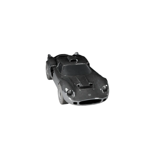 Печатный винтажный гоночный автомобиль STL 3D модель для коллекционирования