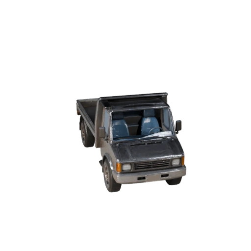 Flatbed Truck 3D Model for Unreal Engine - Game Ready