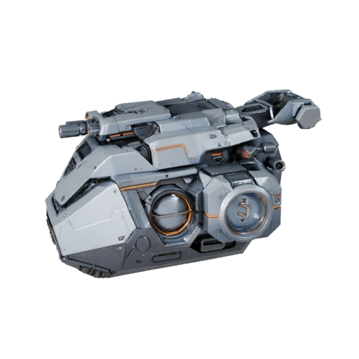 Modèle 3D de Char d'assaut Science-Fiction Haute Poly pour Rendu Studio - PBR