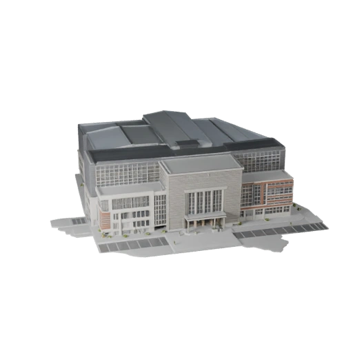 Modèle 3D de Centre de Convention - Actif Archviz Réaliste