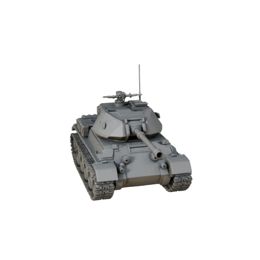 Tanque Imprimível STL Modelo 3D para Colecionáveis e Exibição