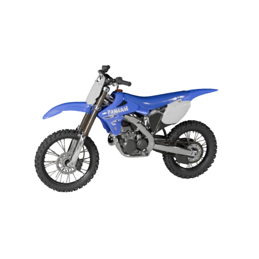 Modelo 3D de Moto de Cross Inspirada en Yamaha para Unreal Engine