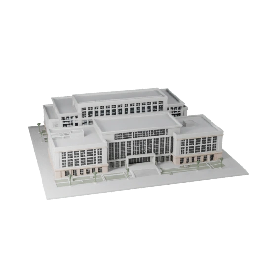 Printable Electric Substation STL 3D Model - Scale Asset