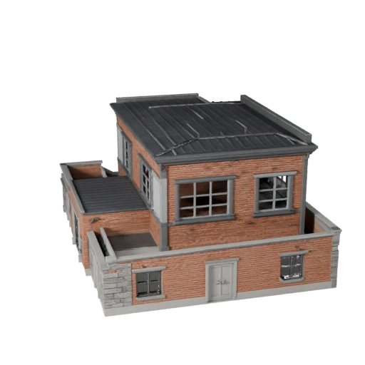 Модульный комплект крыши 3D модель для Unreal - Asset для реального времени