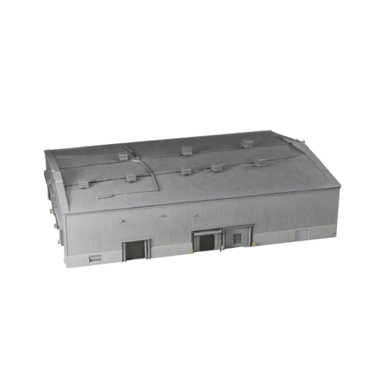 Shipyard Warehouse 3D Model - Realistic Archviz Asset
