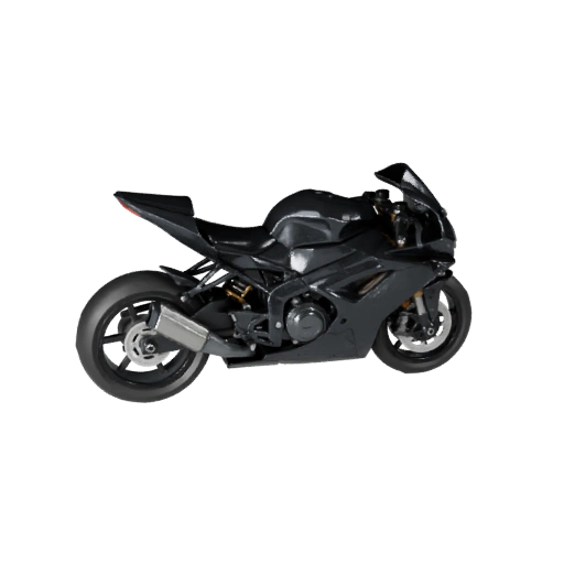 Printable Sport Motorcycle STL 3D Model - Display