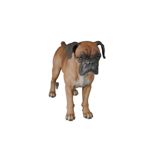 Boxer Dog 3D Model for Unity - Game Ready Asset, FBX | Royalty-Free