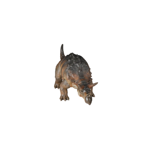 Low Poly Ankylosaurus 3D Model - Unity Game Asset with FBX