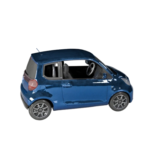 Compact Car 3D Model for Unreal Engine - Game Ready Asset