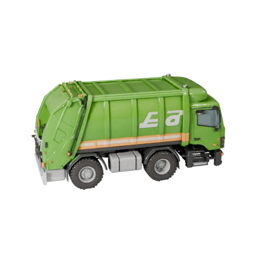 Modèle 3D de camion poubelle prêt pour le jeu pour une utilisation en temps réel (Legacy)