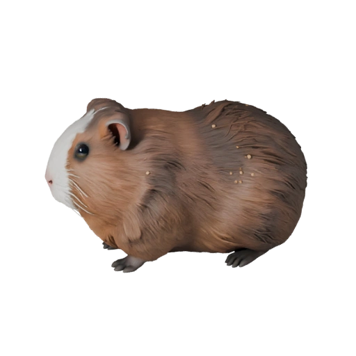 Modello 3D di Porcellino d'India per Unity - Asset Pronto per il Gioco, FBX | Royalty-Free