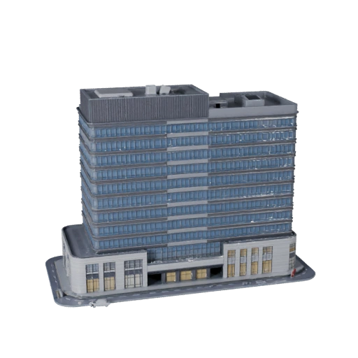 Office Atrium Building 3D Model for Unreal - Realtime Asset