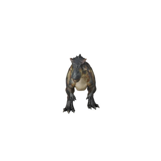 Modèle 3D Therizinosaurus low poly - Asset de jeu Unity avec FBX