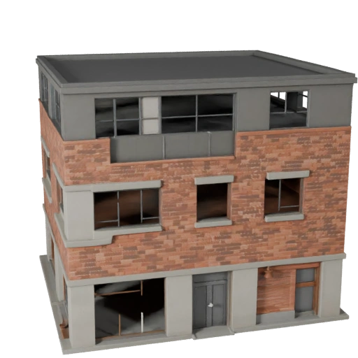 Low Poly Eco House 3D Model for Realtime Games and VR