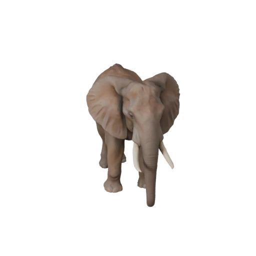 High Poly African Elephant 3D Model - STL Asset for Printing