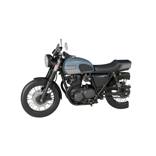 Vintage Motorcycle 3D Model for Blender - Realistic PBR