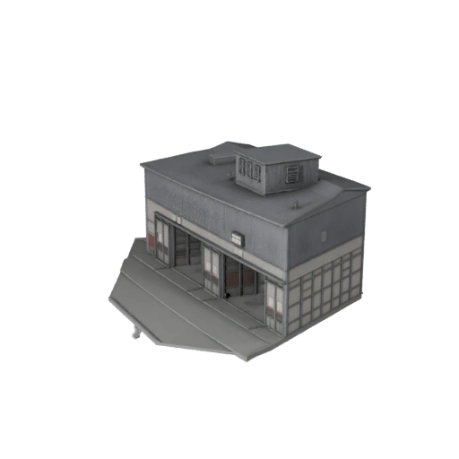 3D модель ангара для самолетов для Unreal - Asset для реального времени