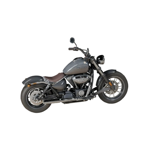 Oldtimer-Cruiser-Motorrad 3D-Modell für Blender & Spiele