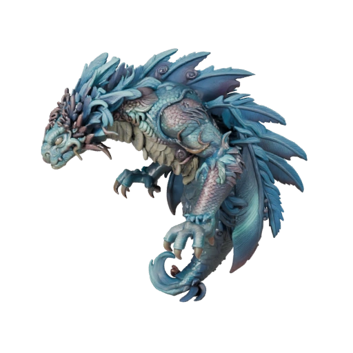 High Poly Mermaid 3D Model - Detailed STL Asset for Printing