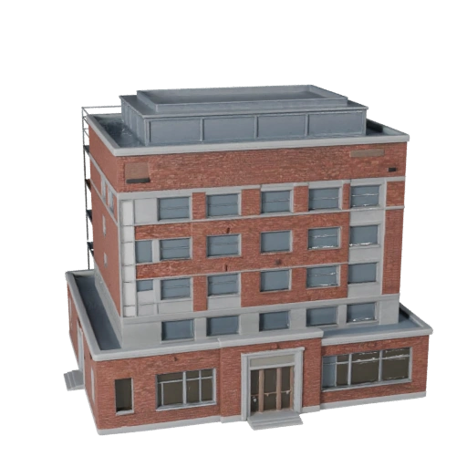Maison préfabriquée Modèle 3D pour Blender - Asset de Rendu pour l'Architecture