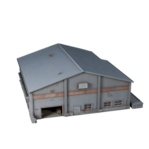 Brauerei Gebäude 3D Modell für Blender - Render-Asset