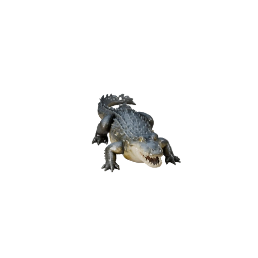High Poly Crocodile 3D Model - Detailed STL Asset for Printing