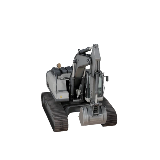 Crawler Excavator 3D Model for Unity - Realtime Asset