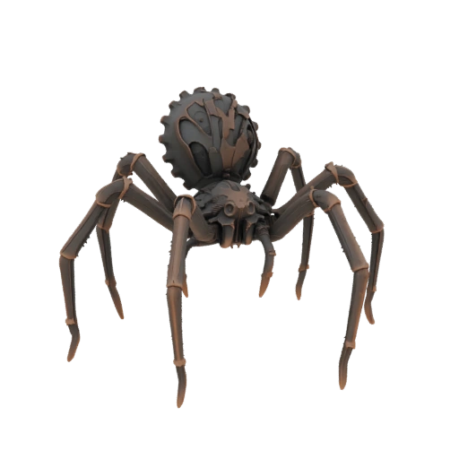 Dark Fantasy Winter Spider Enemy Miniature STL