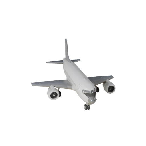 Modelo 3D de Aeronave Antiga para Blender e Jogos - PBR