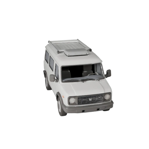 Camper Van 3D Model for Blender & Games - Realistic PBR (Legacy)